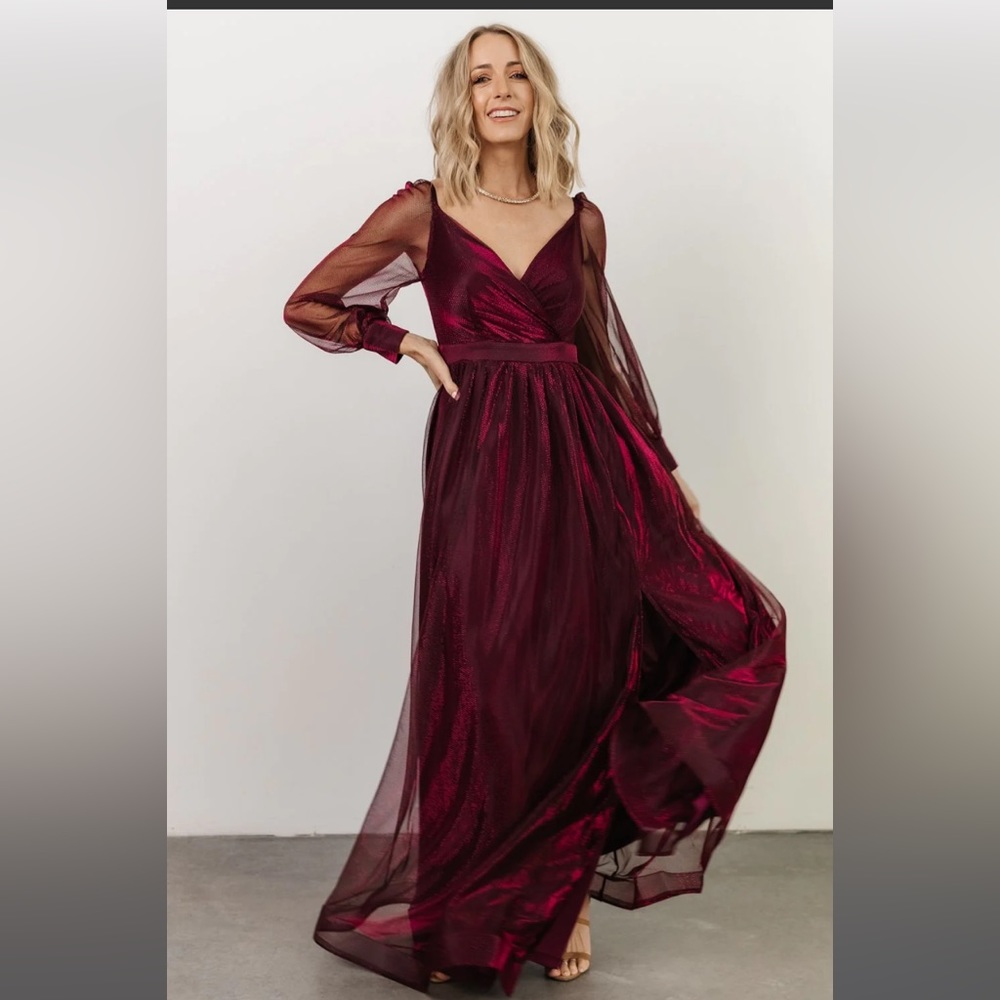 Baltic Born Red - Mulberry Long Dress